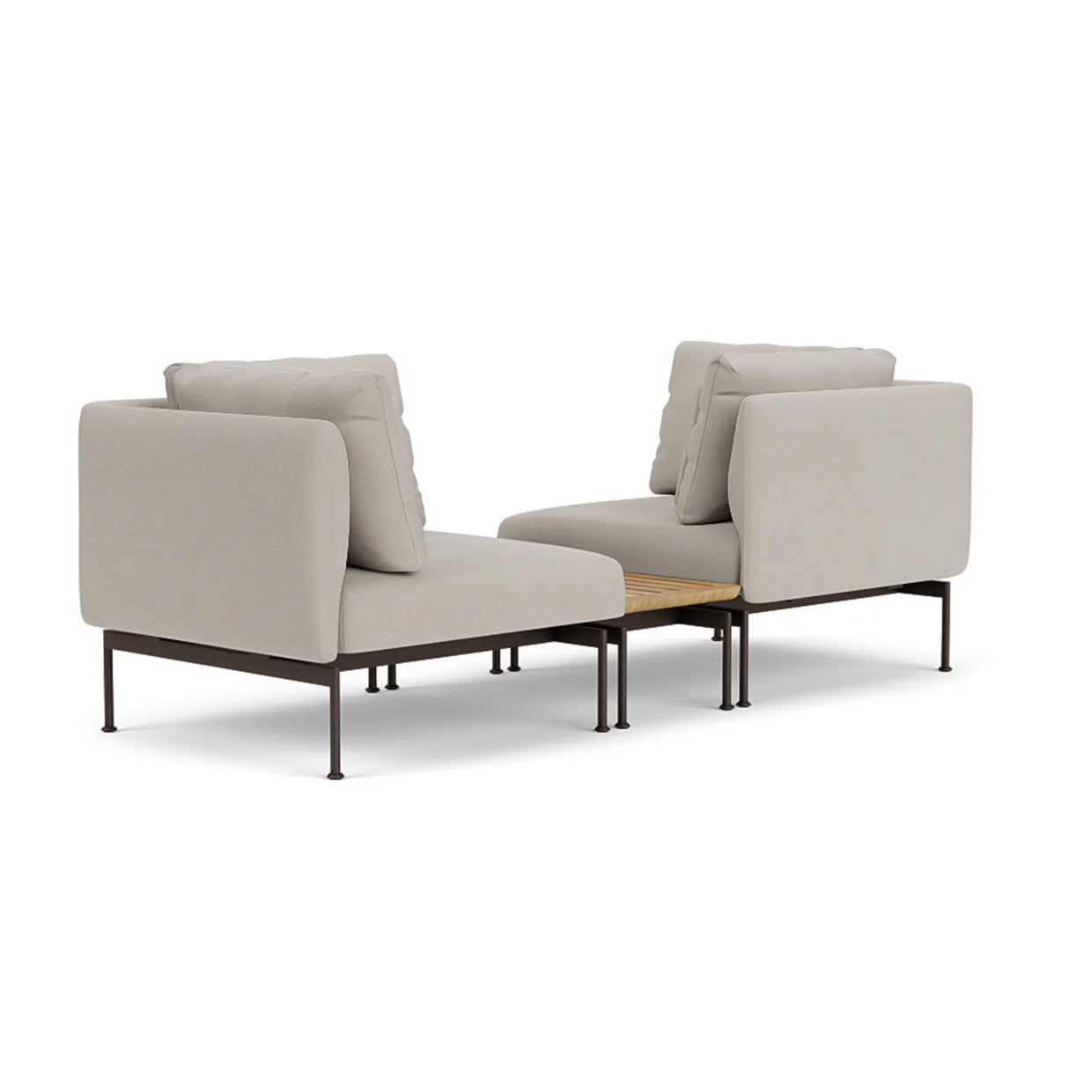 Barlow Tyrie Layout Deep Seating Tete-A-Tete Set