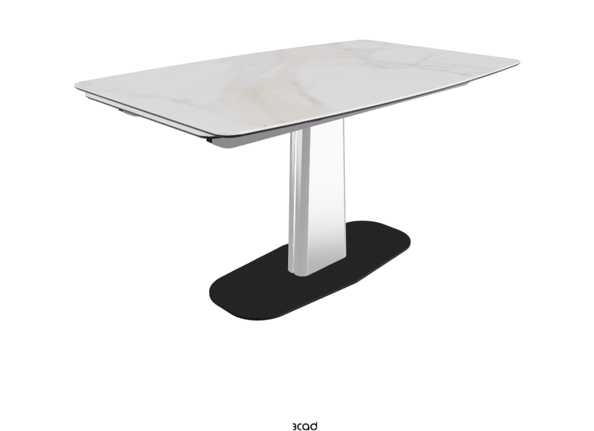 140-217×90×75h_Matt Golden Calacatta_Black Chrome_Closed