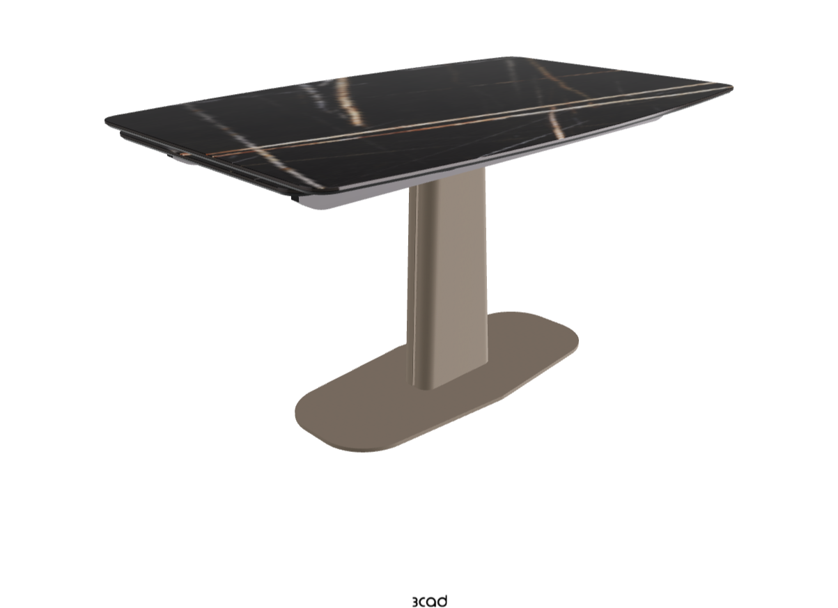 140-217×90×75h_Glossy Sahara Noir_Titanium Embossed_Closed