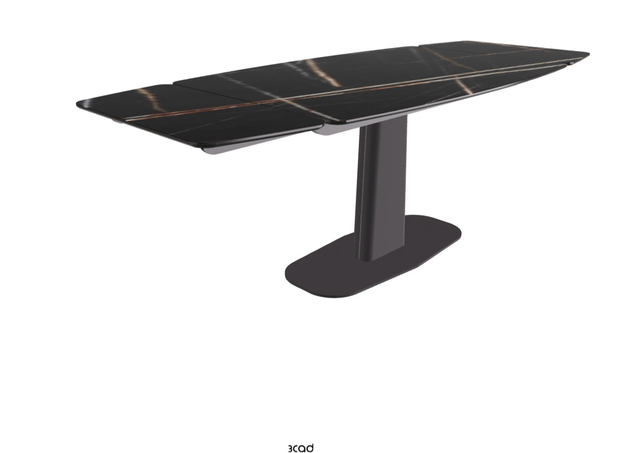 140-217×90×75h_Glossy Sahara Noir_Graphite Embossed_Extended