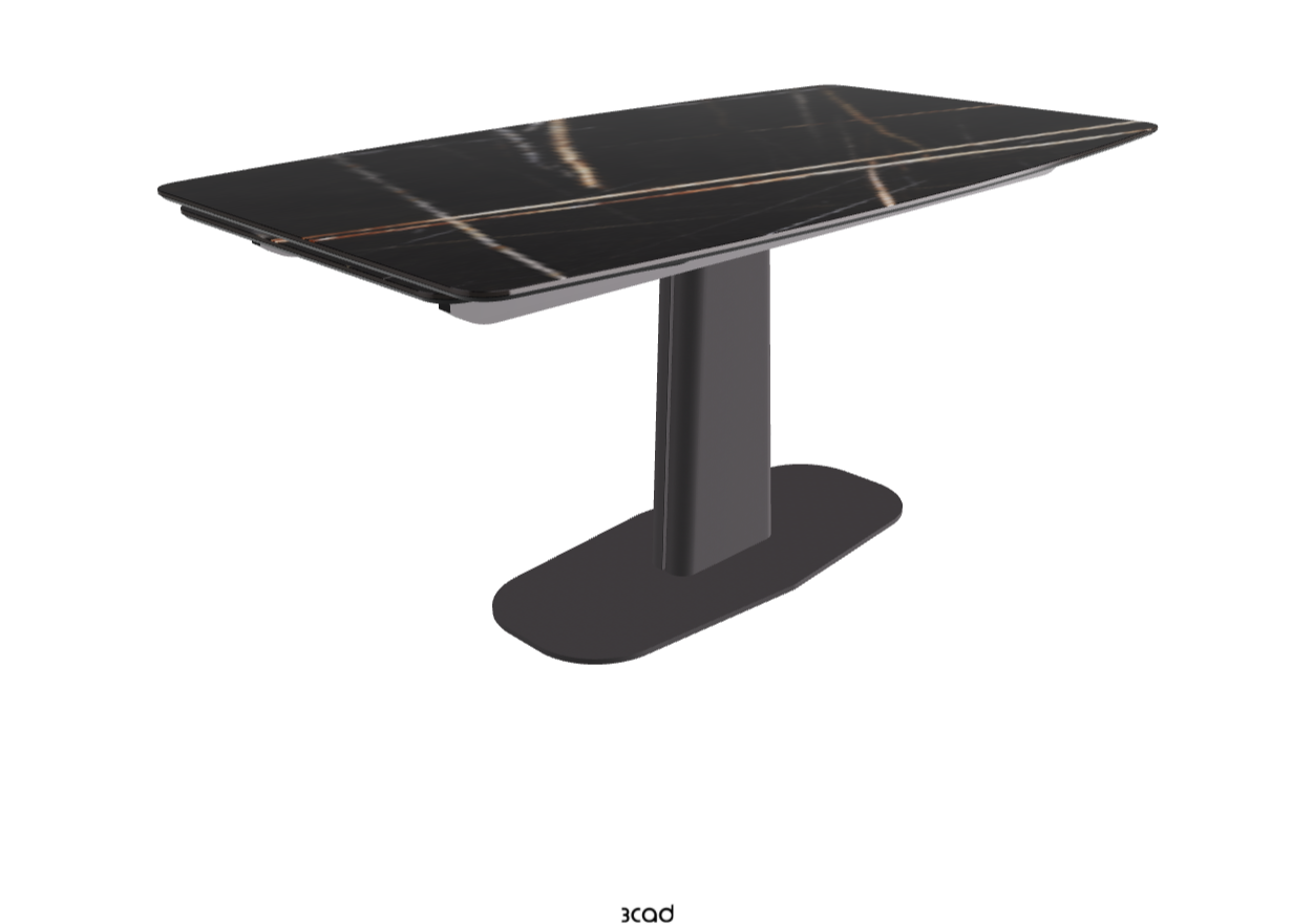 160-237×92×75h_Glossy Sahara Noir_Graphite Embossed_Closed