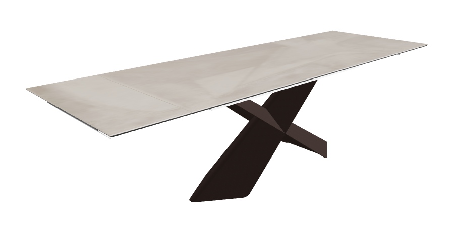Cattelan Italia Tyron Keramik Drive Rectangular Extendible Dining Table – 182→258x90x74h