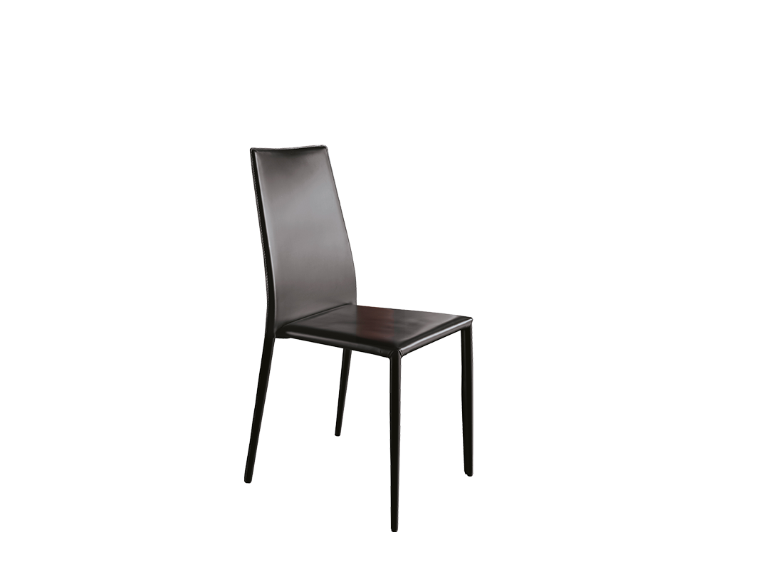 Malik Chair with flexible and ergonomic back with metal frame