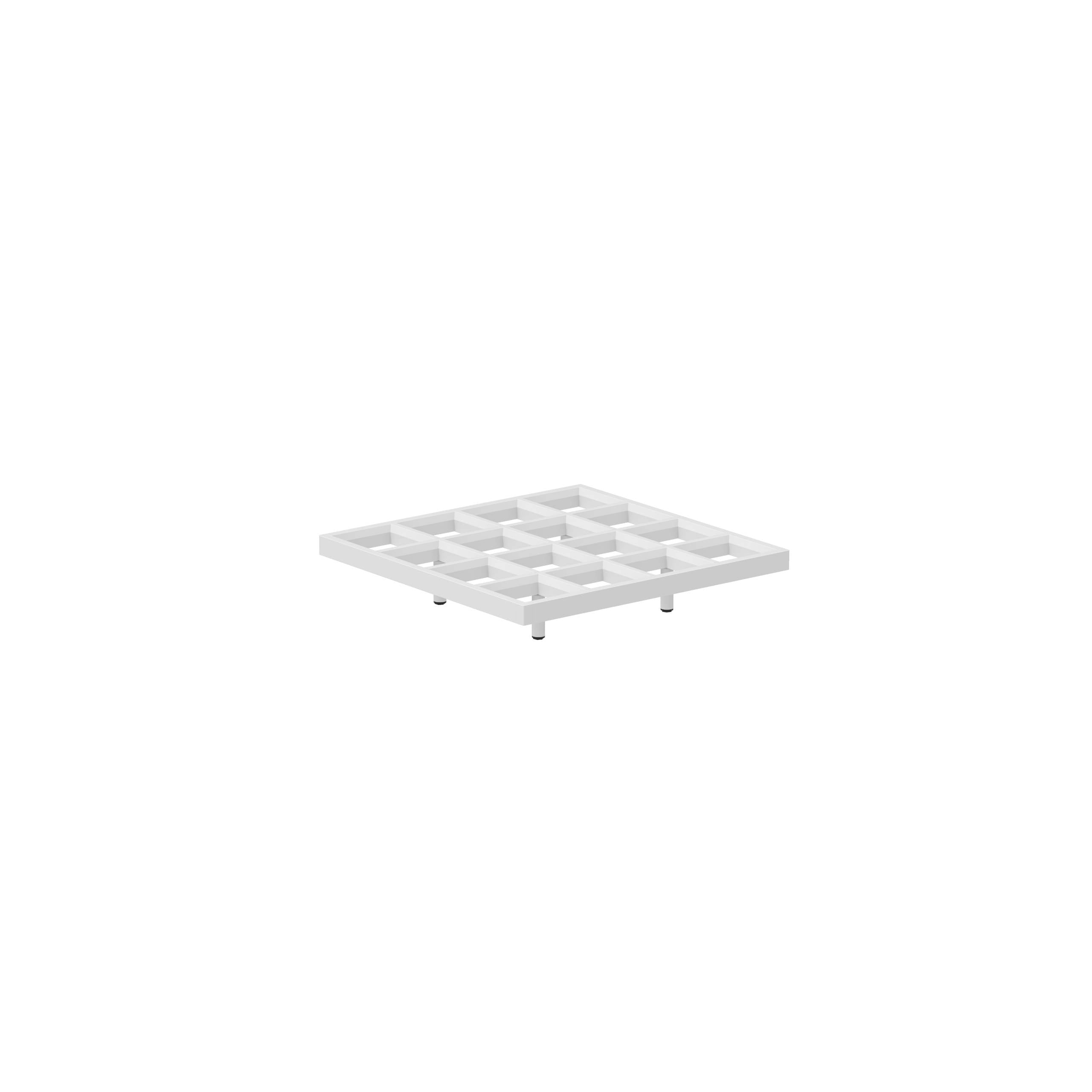 Mozaix Lounge Aluminium Base 100x100 White