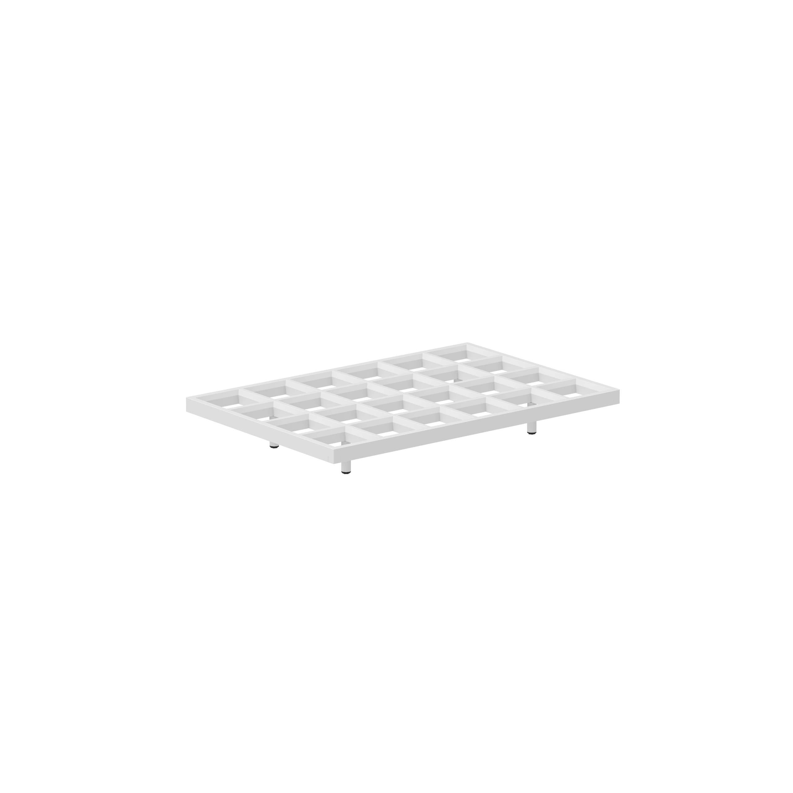 Mozaix Lounge Aluminium Base 145x100 White