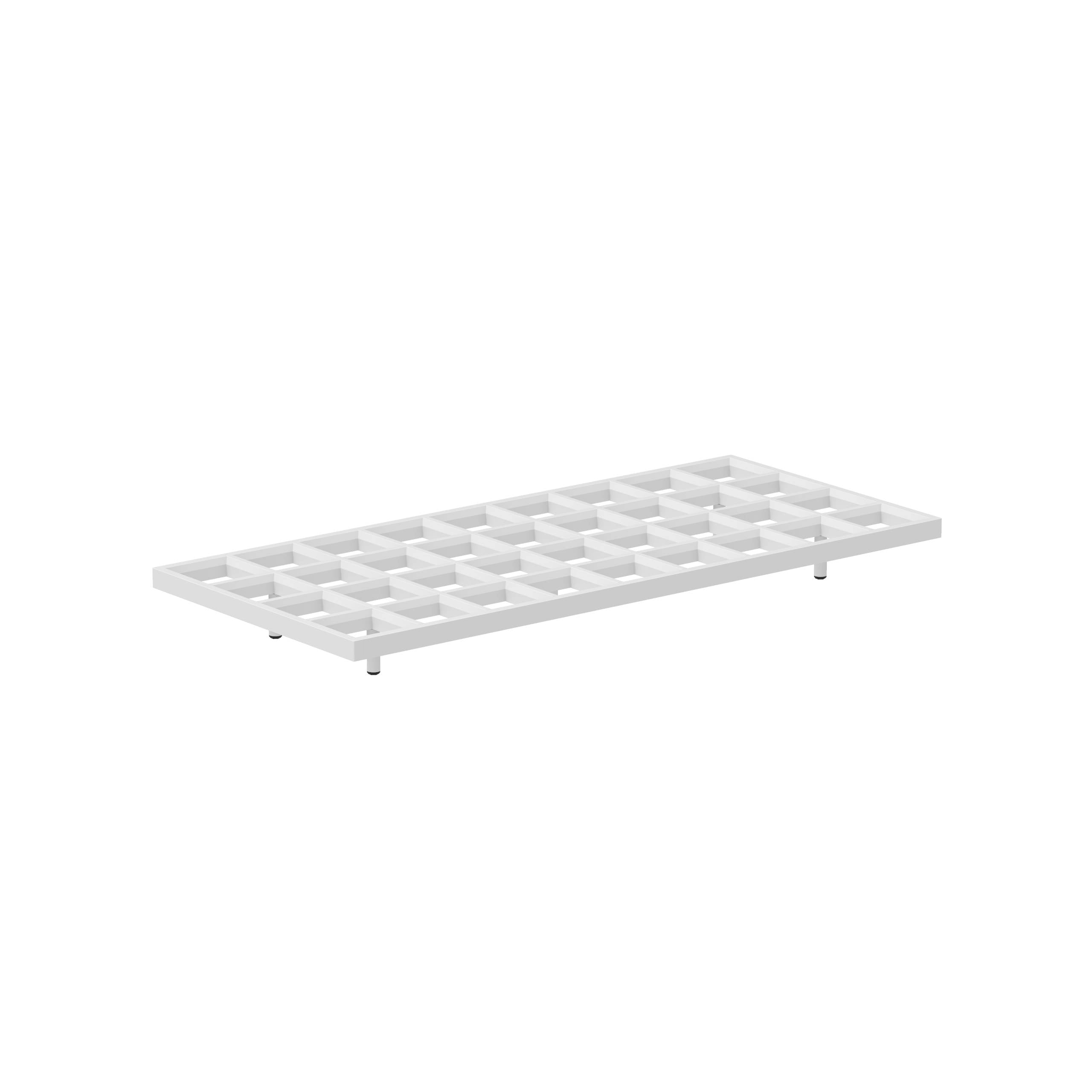 Mozaix Lounge Aluminium Base 220x100 White