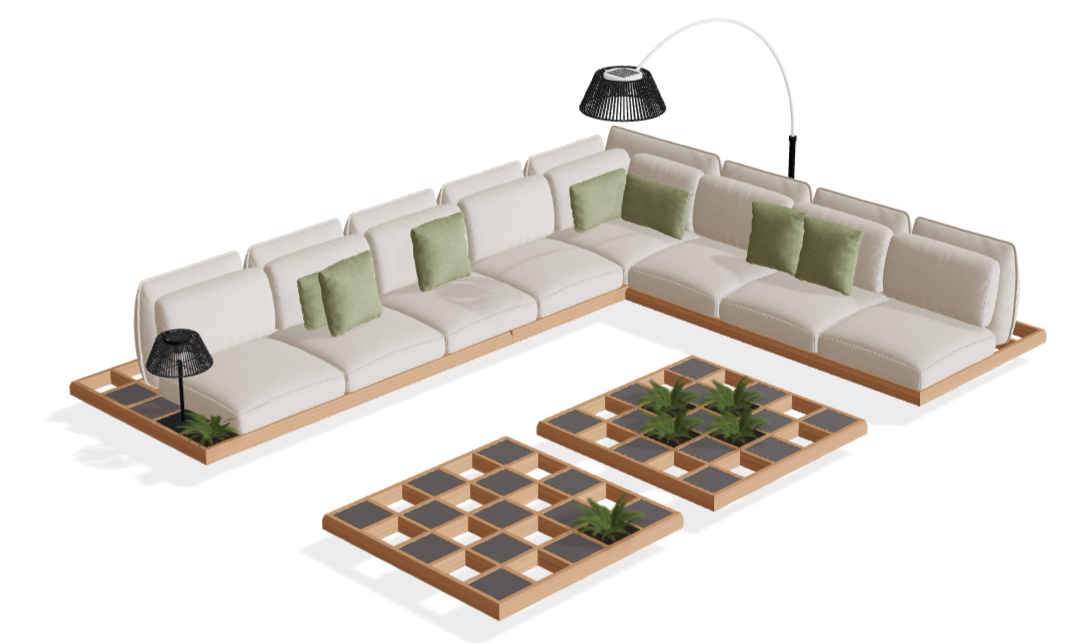 Royal Botania Mozaix Lounge Set 2