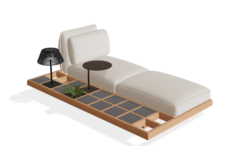 Royal Botania Mozaix Lounge Set 6