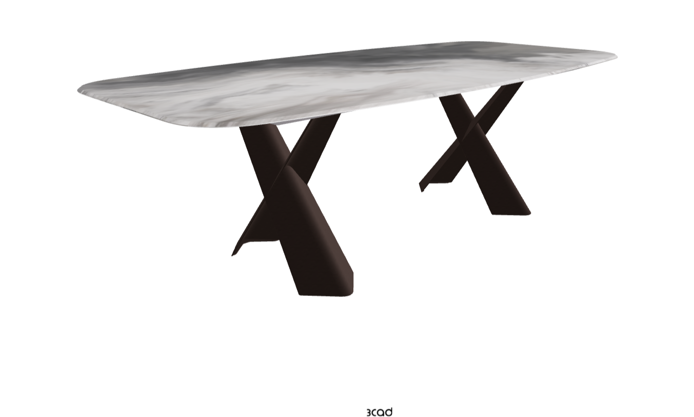 Cattelan Italia Mad Max Crystalart Rectangular & Barrel-Shaped Dining Table