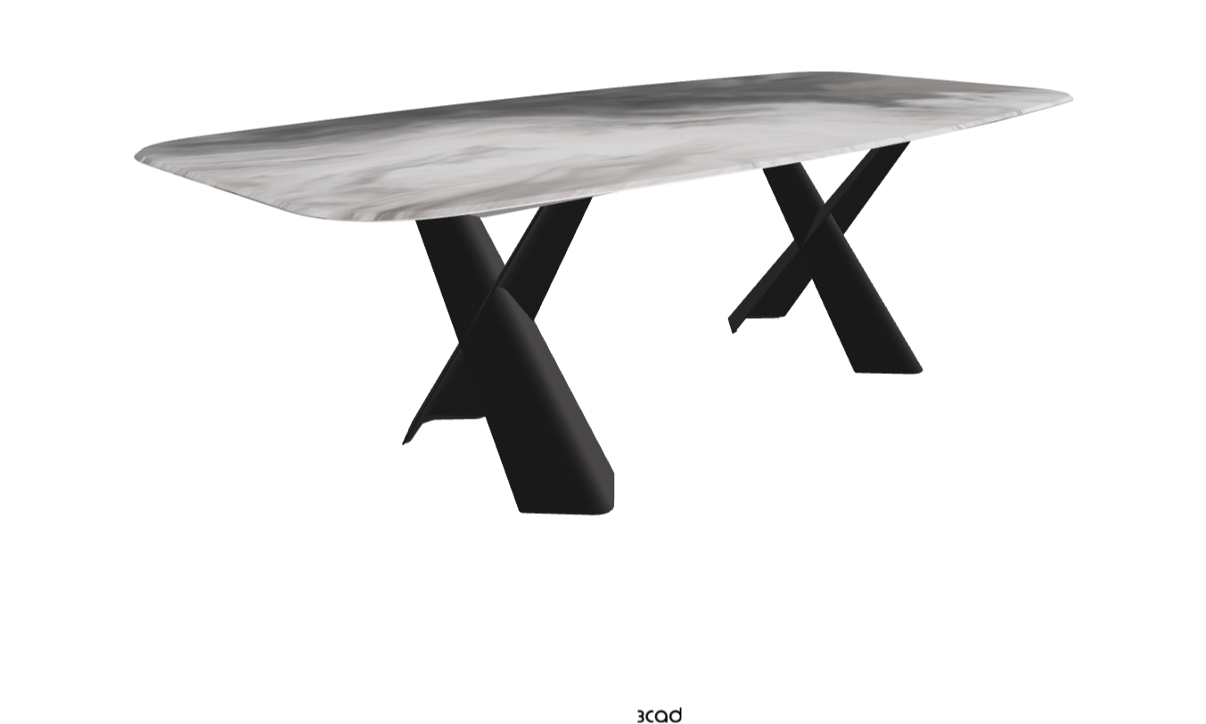 Cattelan Italia Mad Max Crystalart Rectangular & Barrel-Shaped Dining Table