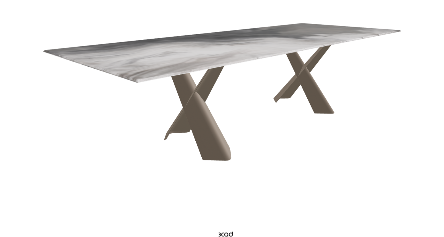 Cattelan Italia Mad Max Crystalart Rectangular & Barrel-Shaped Dining Table