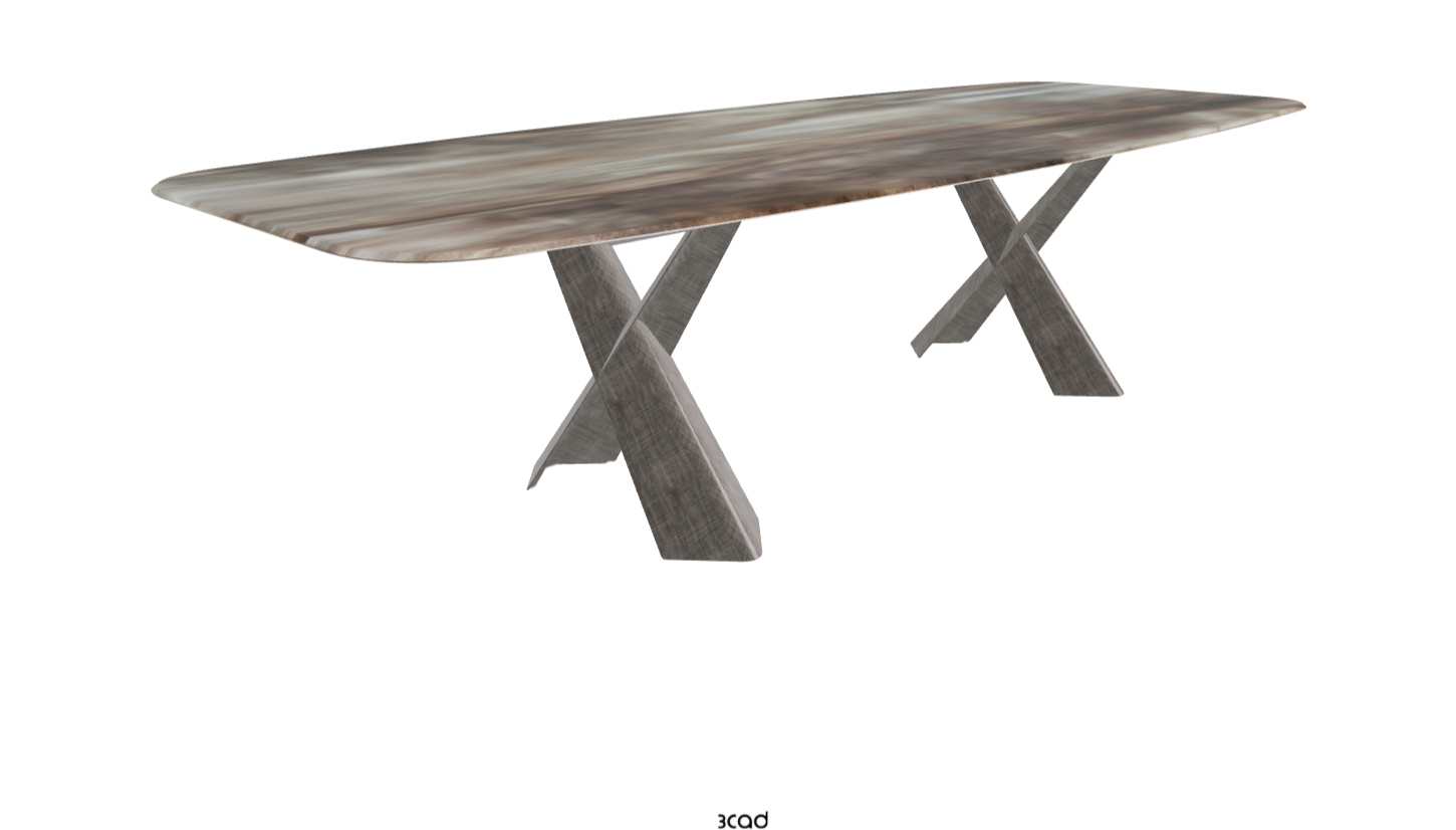 Cattelan Italia Mad Max Crystalart Rectangular & Barrel-Shaped Dining Table