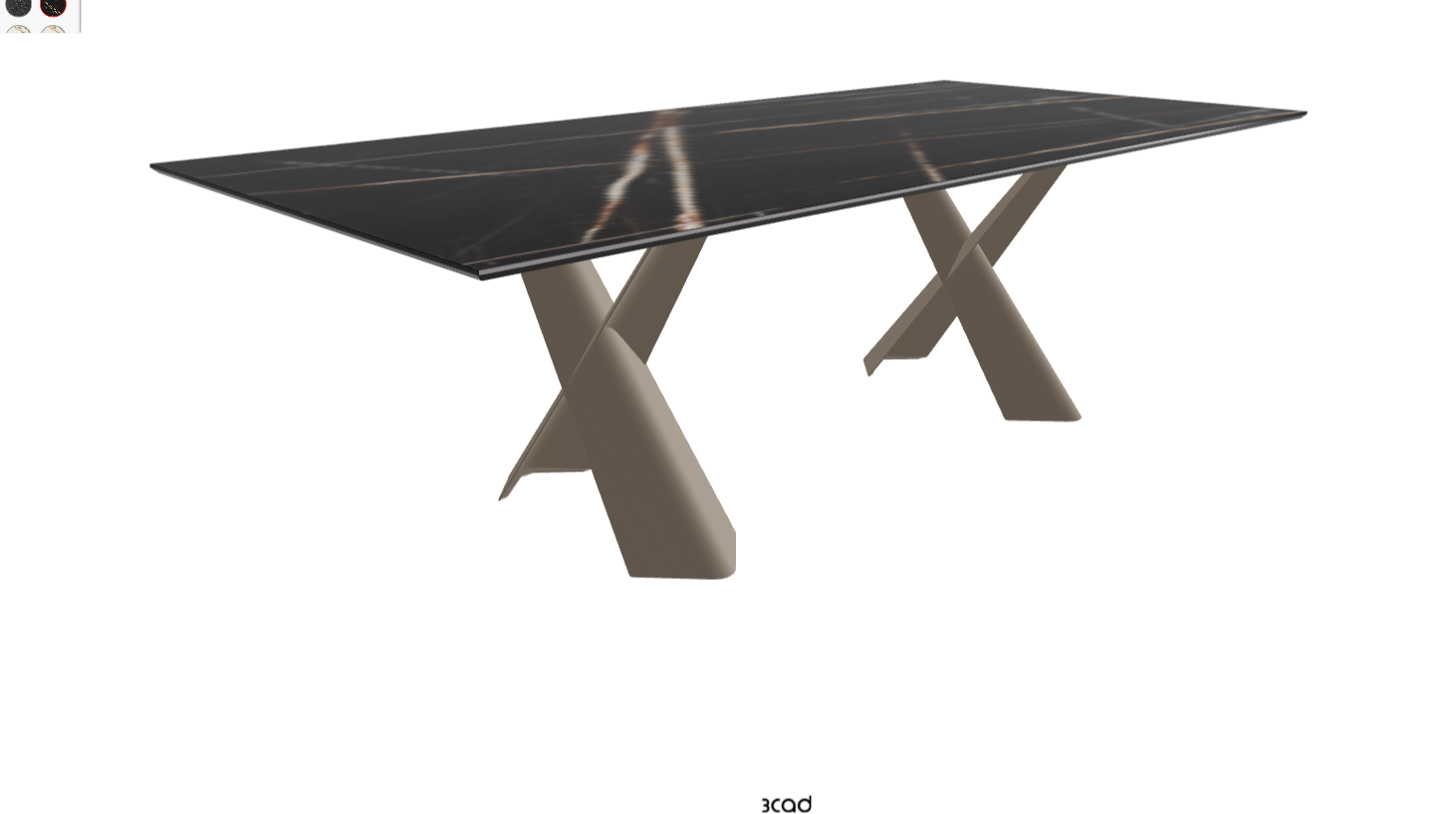 Cattelan Italia Mad Max Keramik Rectangular Dining Table