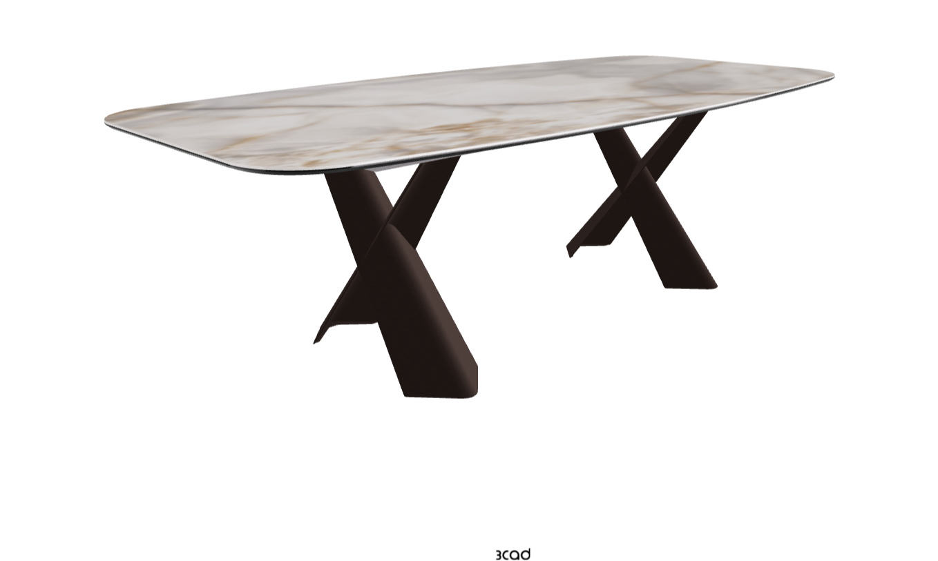 Cattelan Italia Mad Max Keramik Barrel Shaped Dining Table