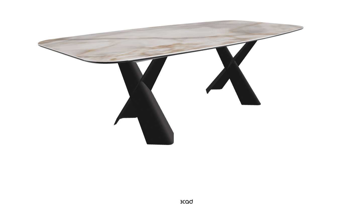 Cattelan Italia Mad Max Keramik Barrel Shaped Dining Table