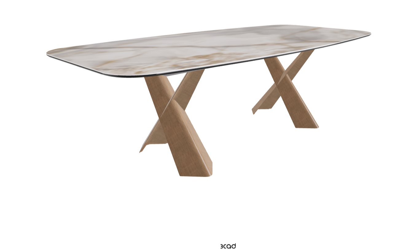 Cattelan Italia Mad Max Keramik Barrel Shaped Dining Table