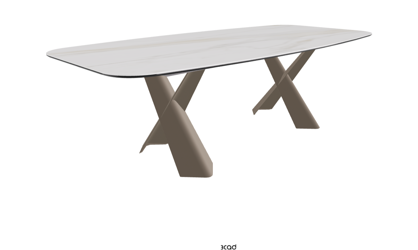 Cattelan Italia Mad Max Keramik Barrel Shaped Dining Table