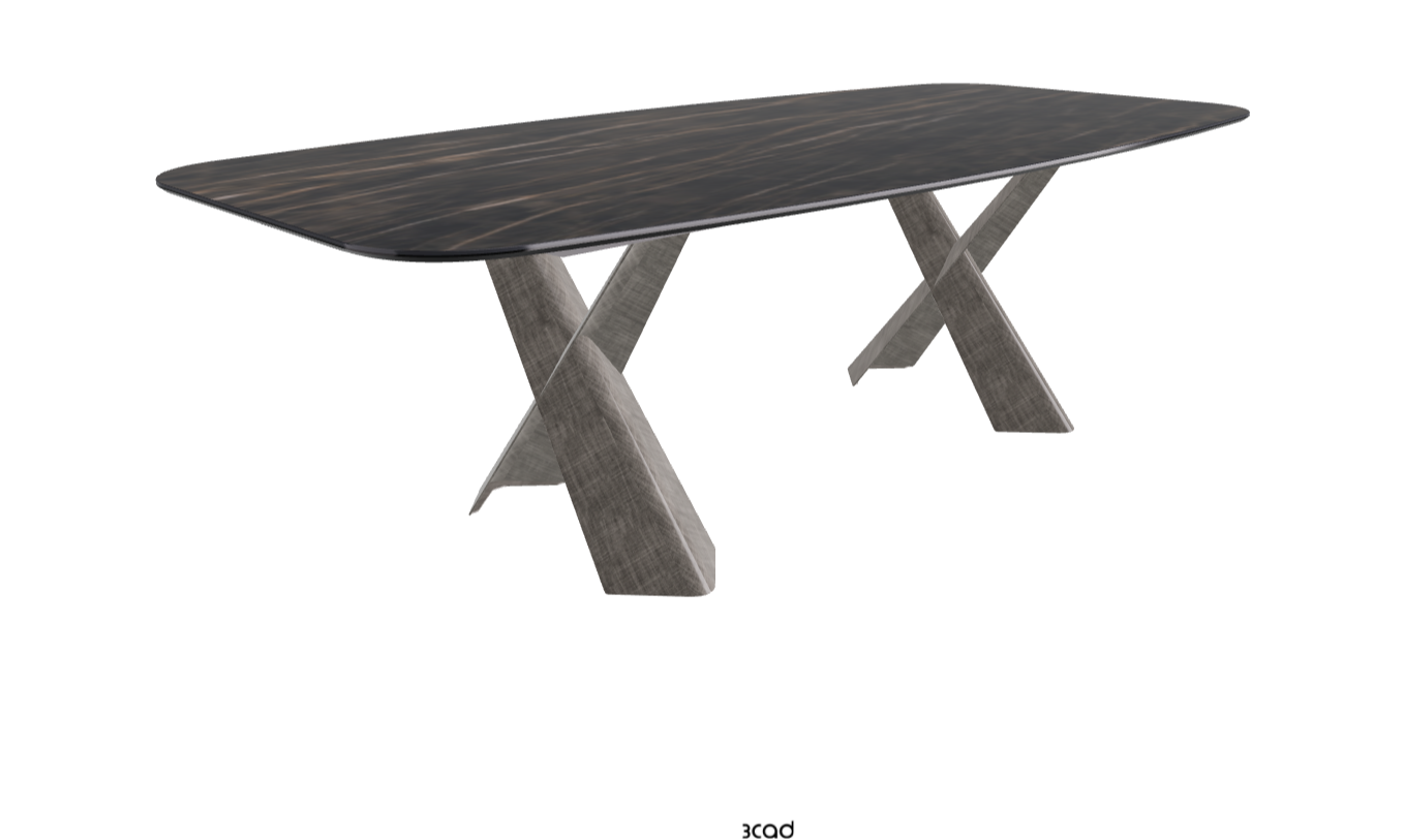 Cattelan Italia Mad Max Keramik Barrel Shaped Dining Table