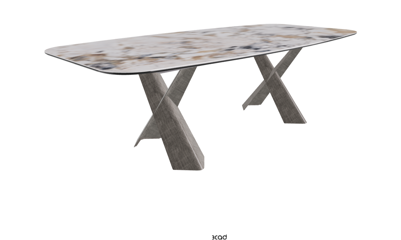Cattelan Italia Mad Max Keramik Barrel Shaped Dining Table