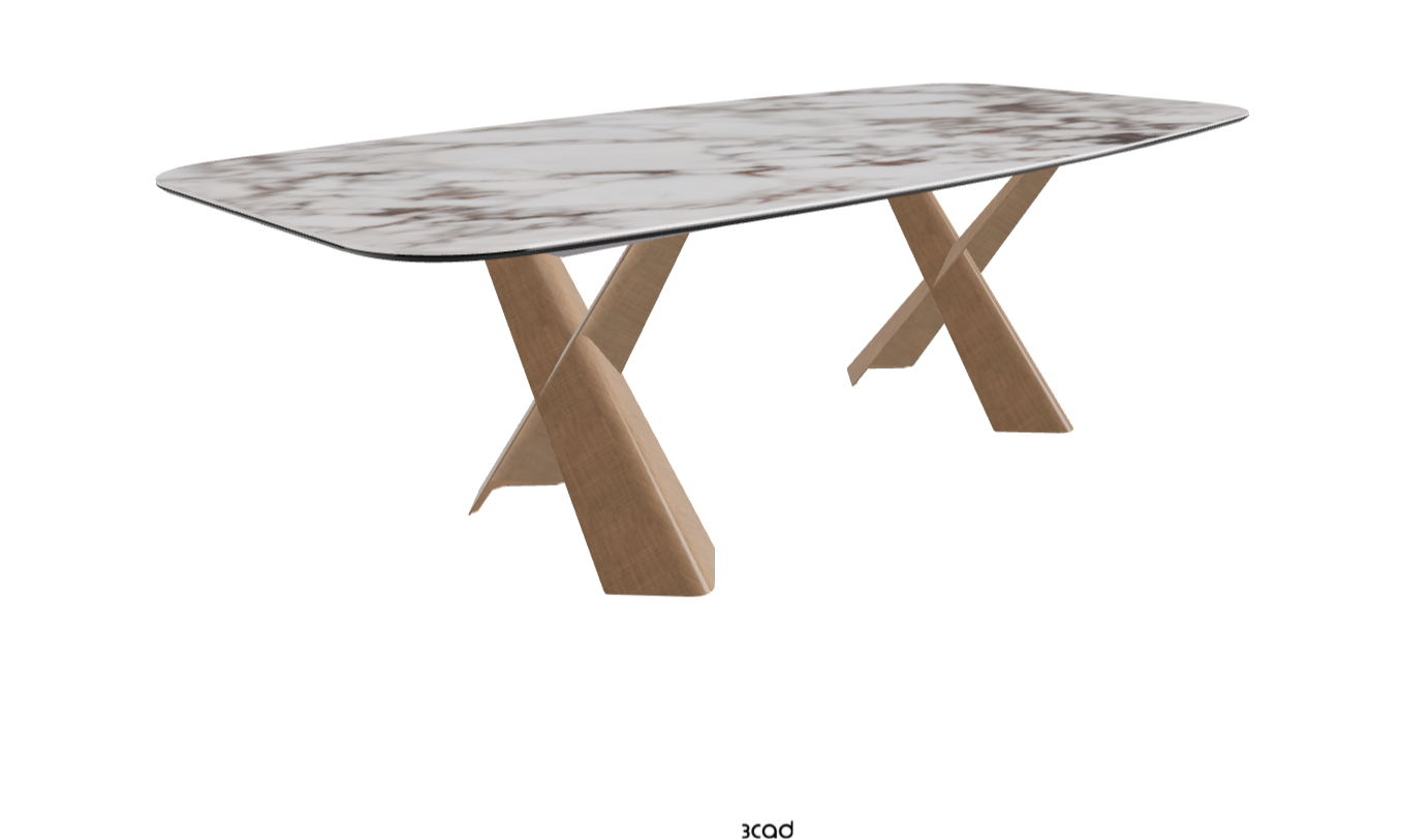Cattelan Italia Mad Max Keramik Barrel Shaped Dining Table