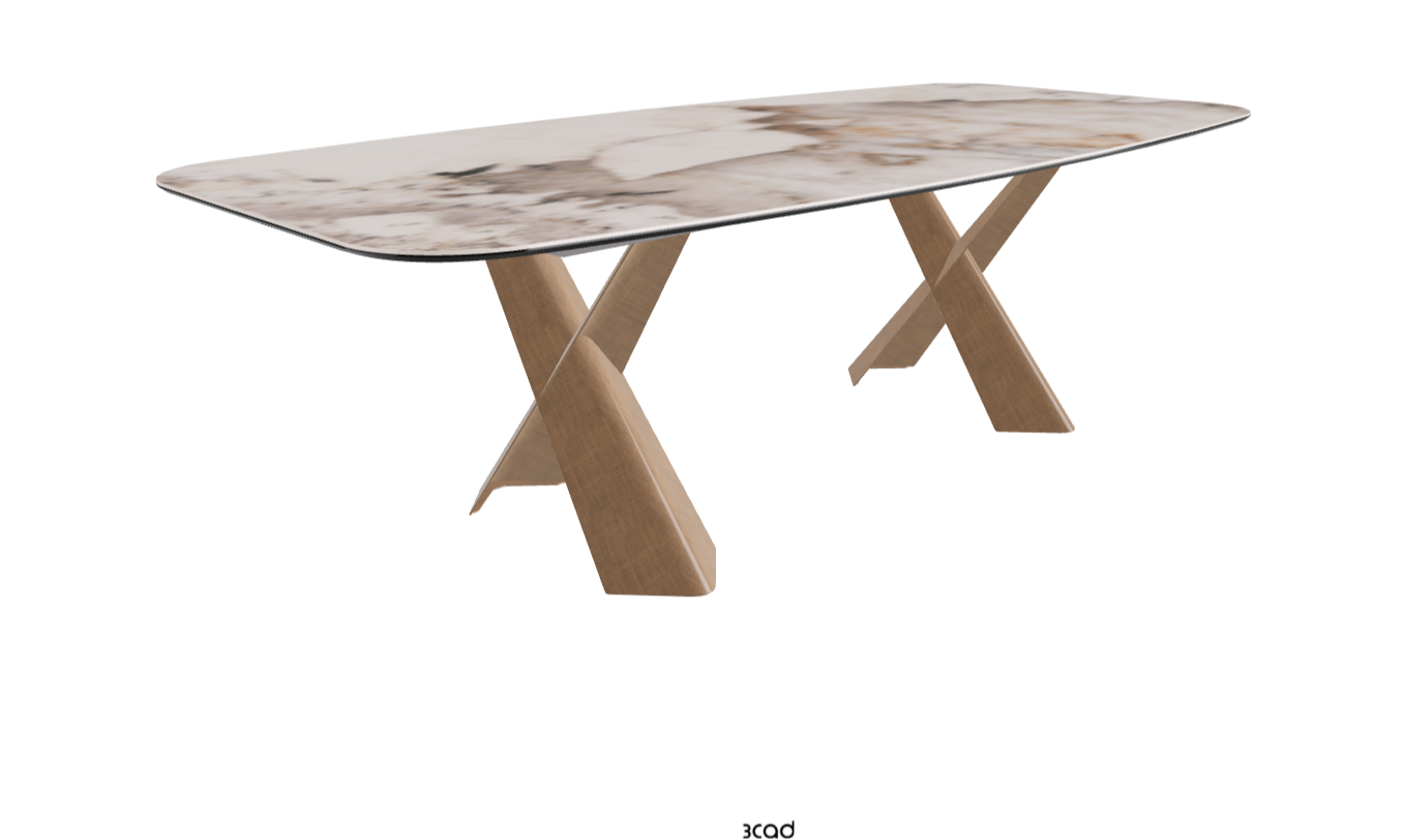 Cattelan Italia Mad Max Keramik Barrel Shaped Dining Table
