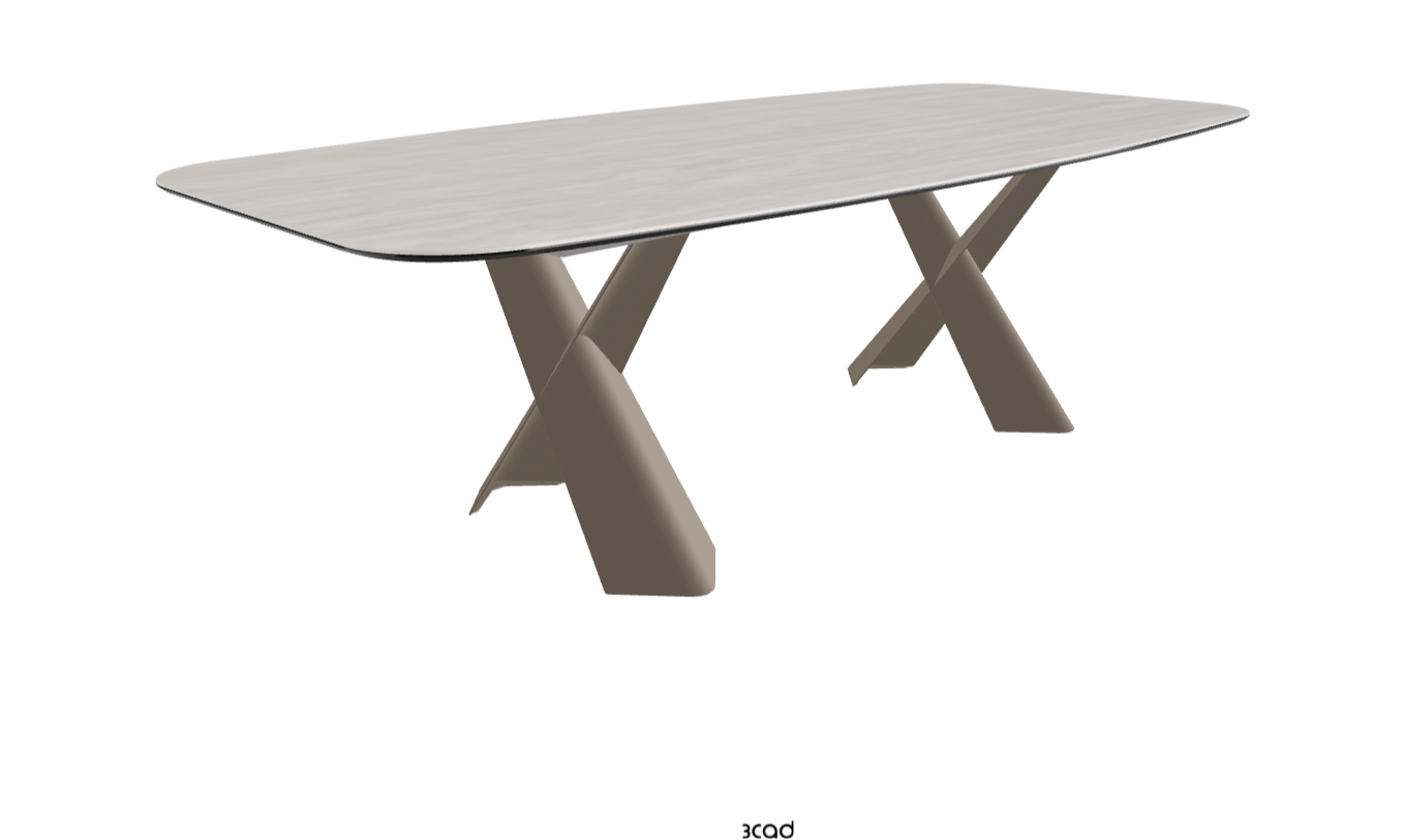 Cattelan Italia Mad Max Keramik Barrel Shaped Dining Table