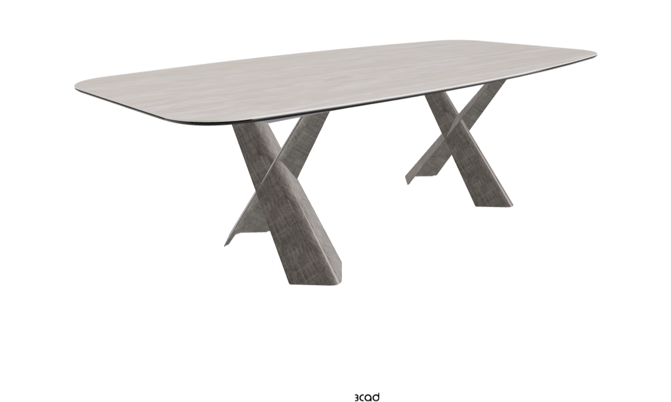 Cattelan Italia Mad Max Keramik Barrel Shaped Dining Table