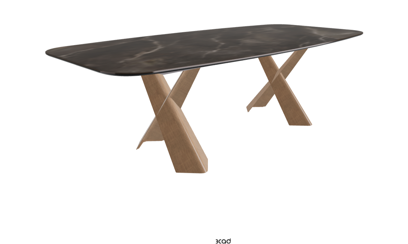 Cattelan Italia Mad Max Keramik Barrel Shaped Dining Table