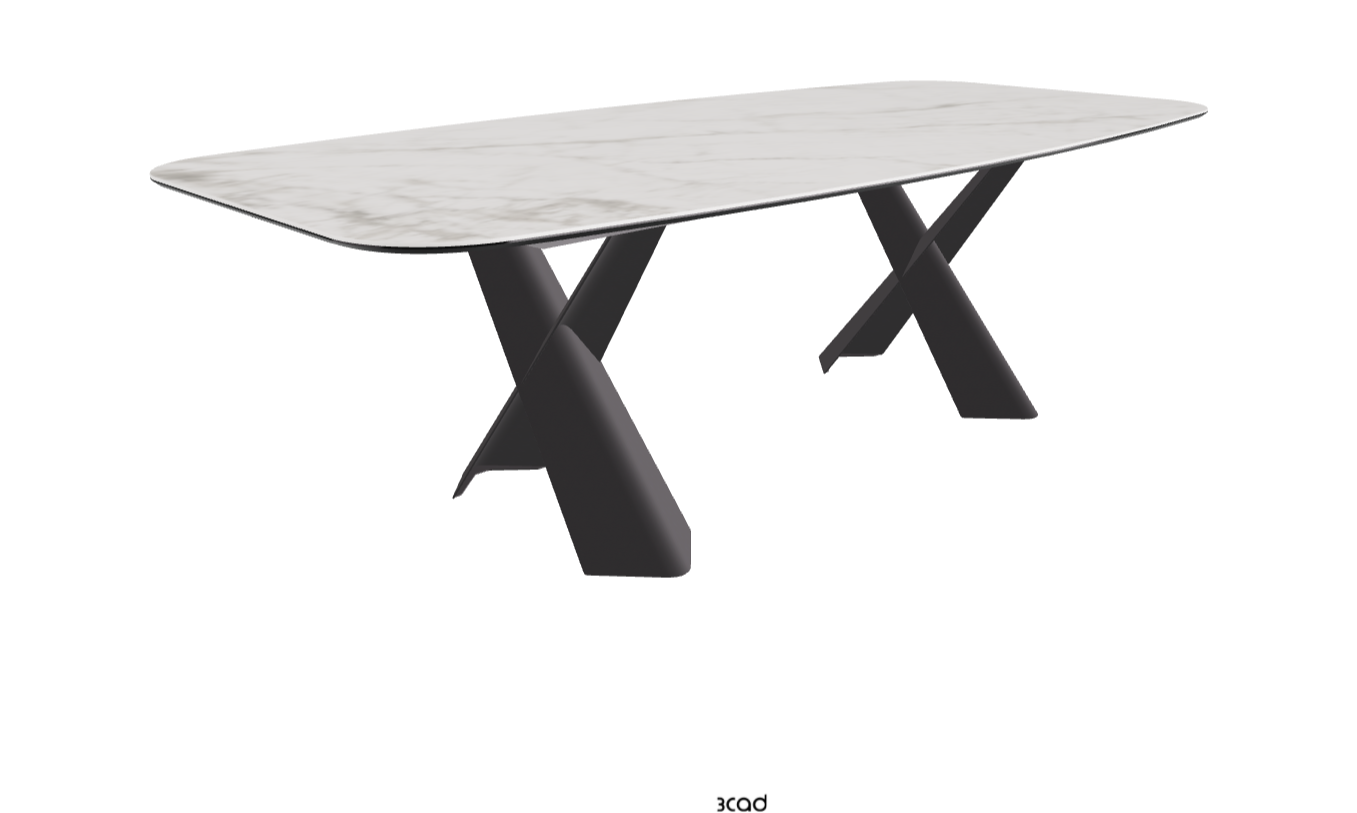 Cattelan Italia Mad Max Keramik Barrel Shaped Dining Table