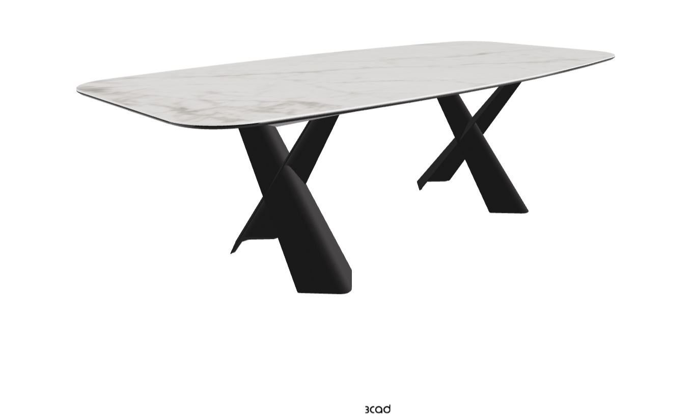Cattelan Italia Mad Max Keramik Barrel Shaped Dining Table