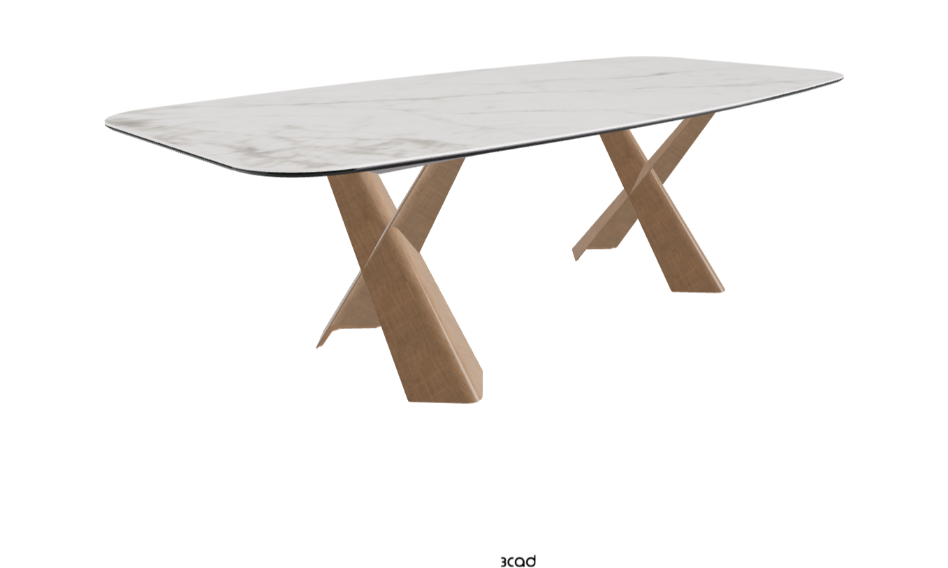 Cattelan Italia Mad Max Keramik Barrel Shaped Dining Table