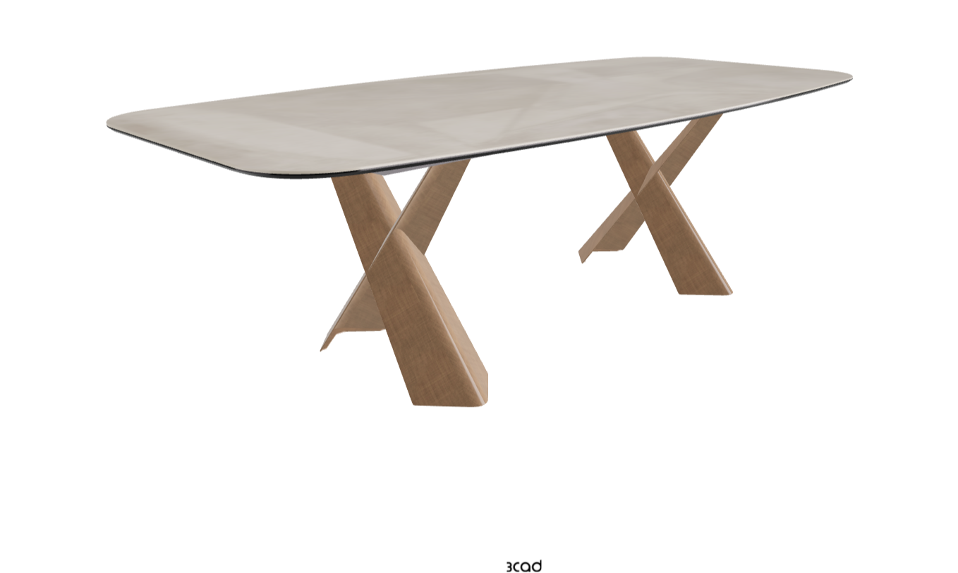 Cattelan Italia Mad Max Keramik Barrel Shaped Dining Table