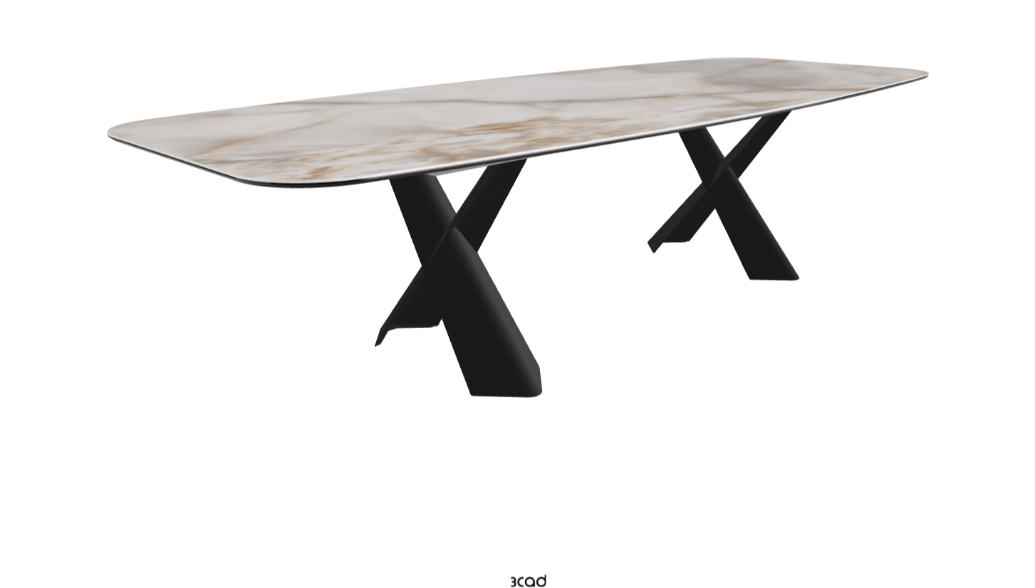 Cattelan Italia Mad Max Keramik Barrel Shaped Dining Table