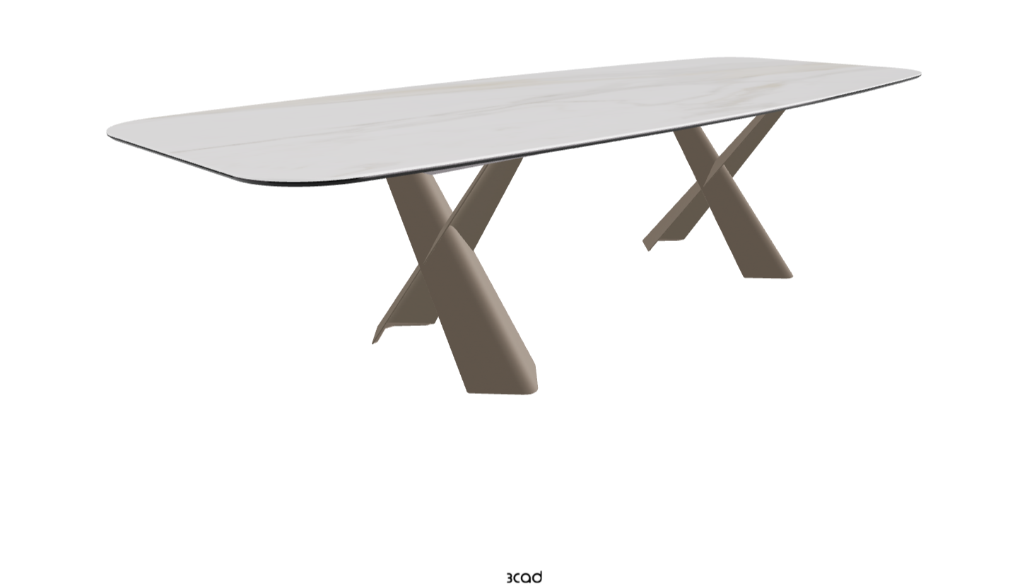 Cattelan Italia Mad Max Keramik Barrel Shaped Dining Table