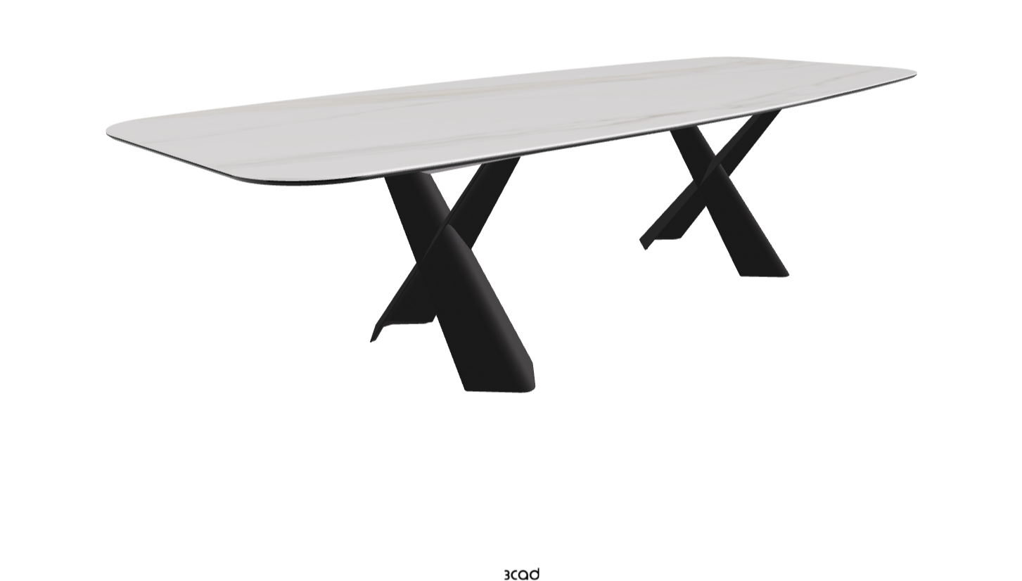 Cattelan Italia Mad Max Keramik Barrel Shaped Dining Table