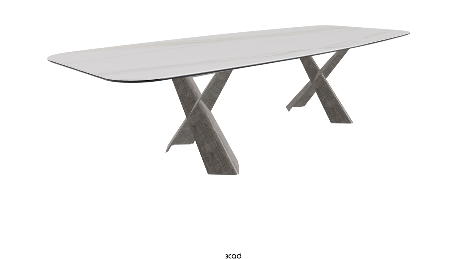 Cattelan Italia Mad Max Keramik Barrel Shaped Dining Table