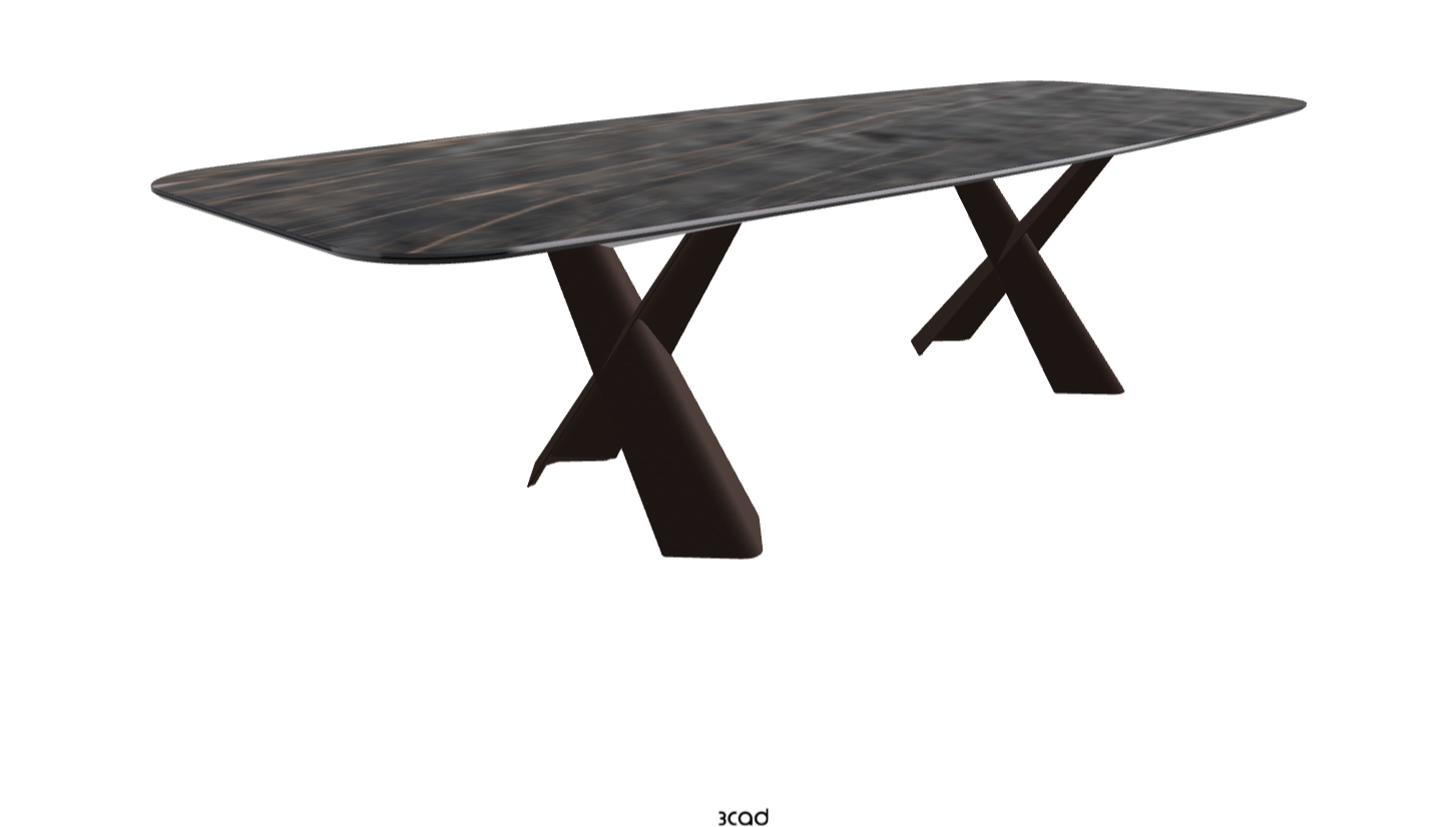 Cattelan Italia Mad Max Keramik Barrel Shaped Dining Table