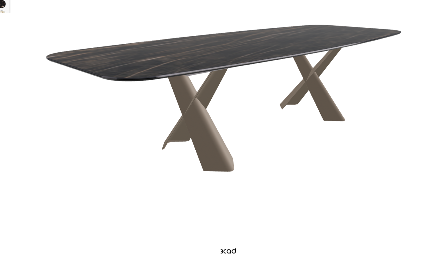 Cattelan Italia Mad Max Keramik Barrel Shaped Dining Table