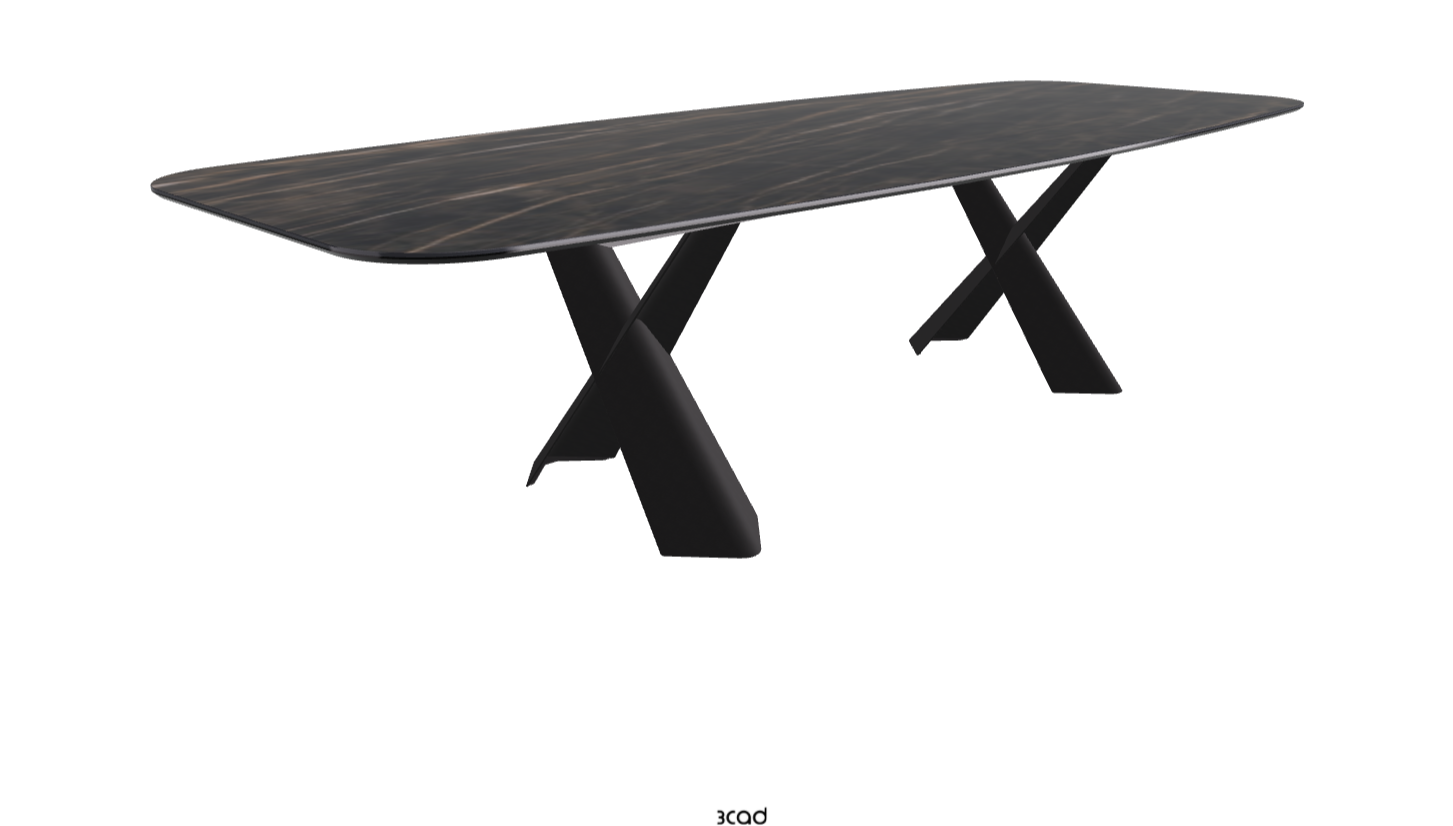 Cattelan Italia Mad Max Keramik Barrel Shaped Dining Table