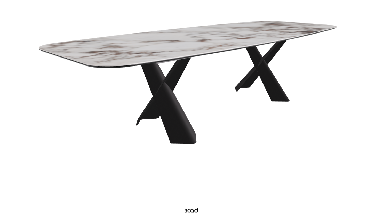 Cattelan Italia Mad Max Keramik Barrel Shaped Dining Table