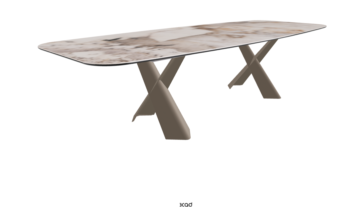 Cattelan Italia Mad Max Keramik Barrel Shaped Dining Table