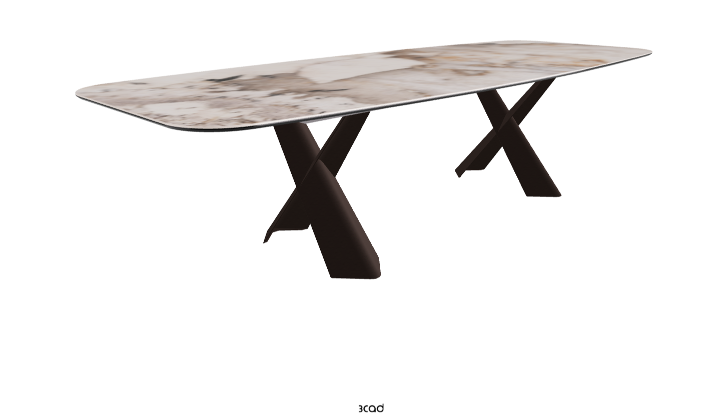 Cattelan Italia Mad Max Keramik Barrel Shaped Dining Table