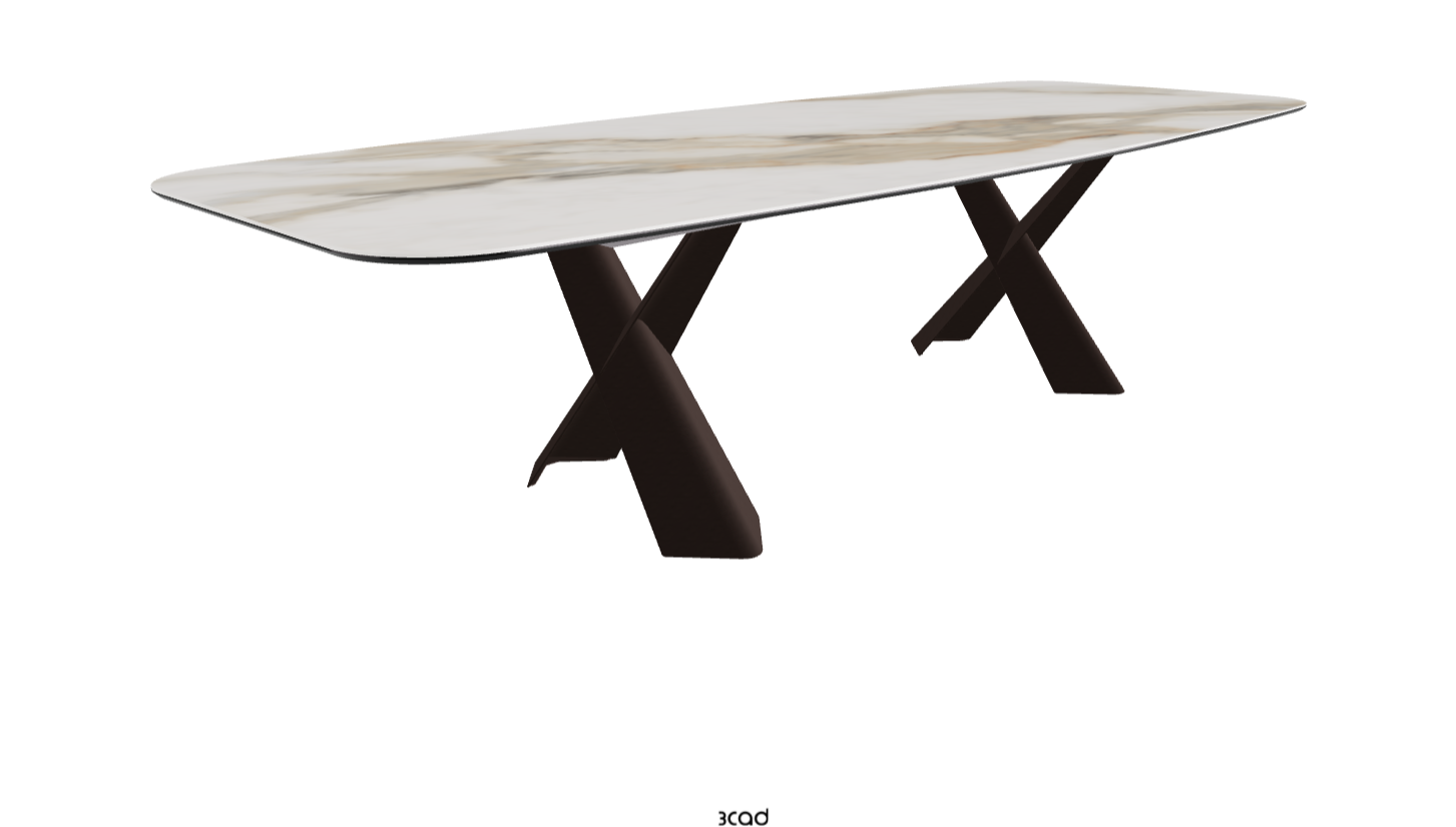 Cattelan Italia Mad Max Keramik Barrel Shaped Dining Table