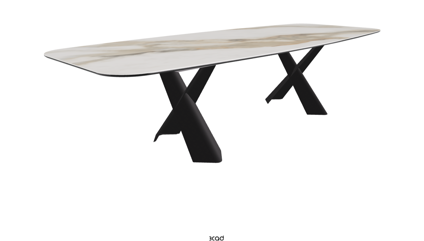Cattelan Italia Mad Max Keramik Barrel Shaped Dining Table