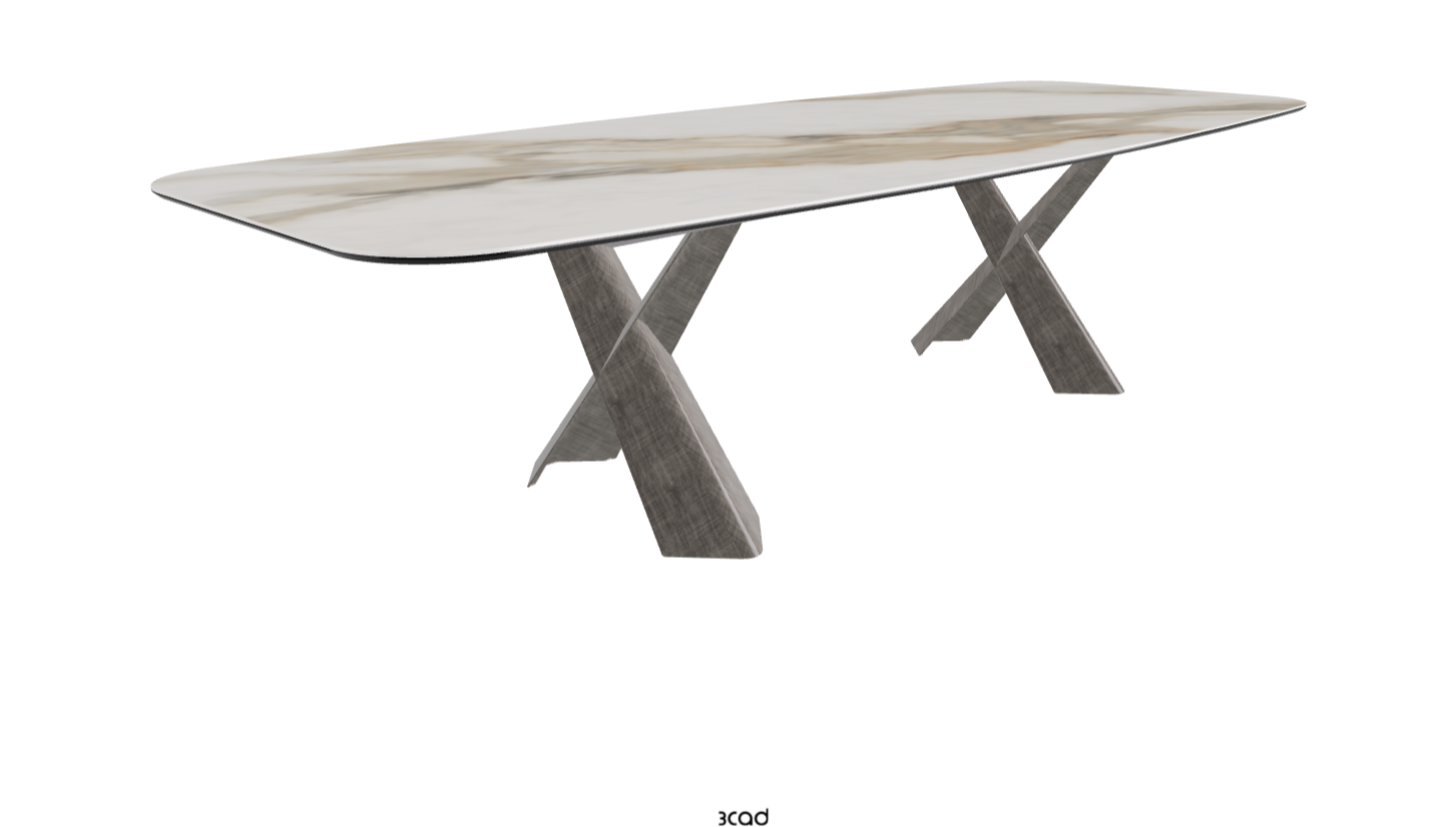 Cattelan Italia Mad Max Keramik Barrel Shaped Dining Table