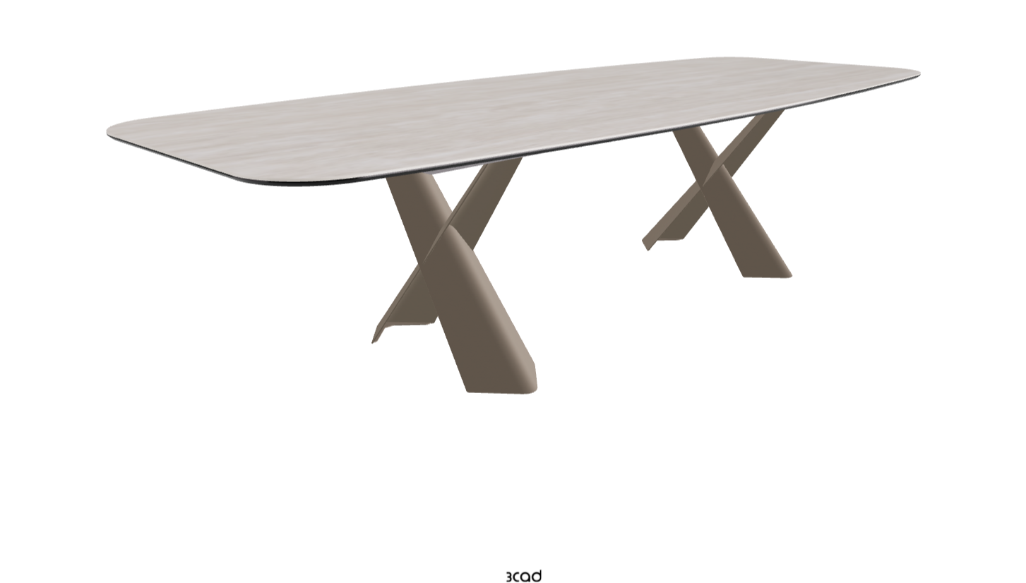 Cattelan Italia Mad Max Keramik Barrel Shaped Dining Table