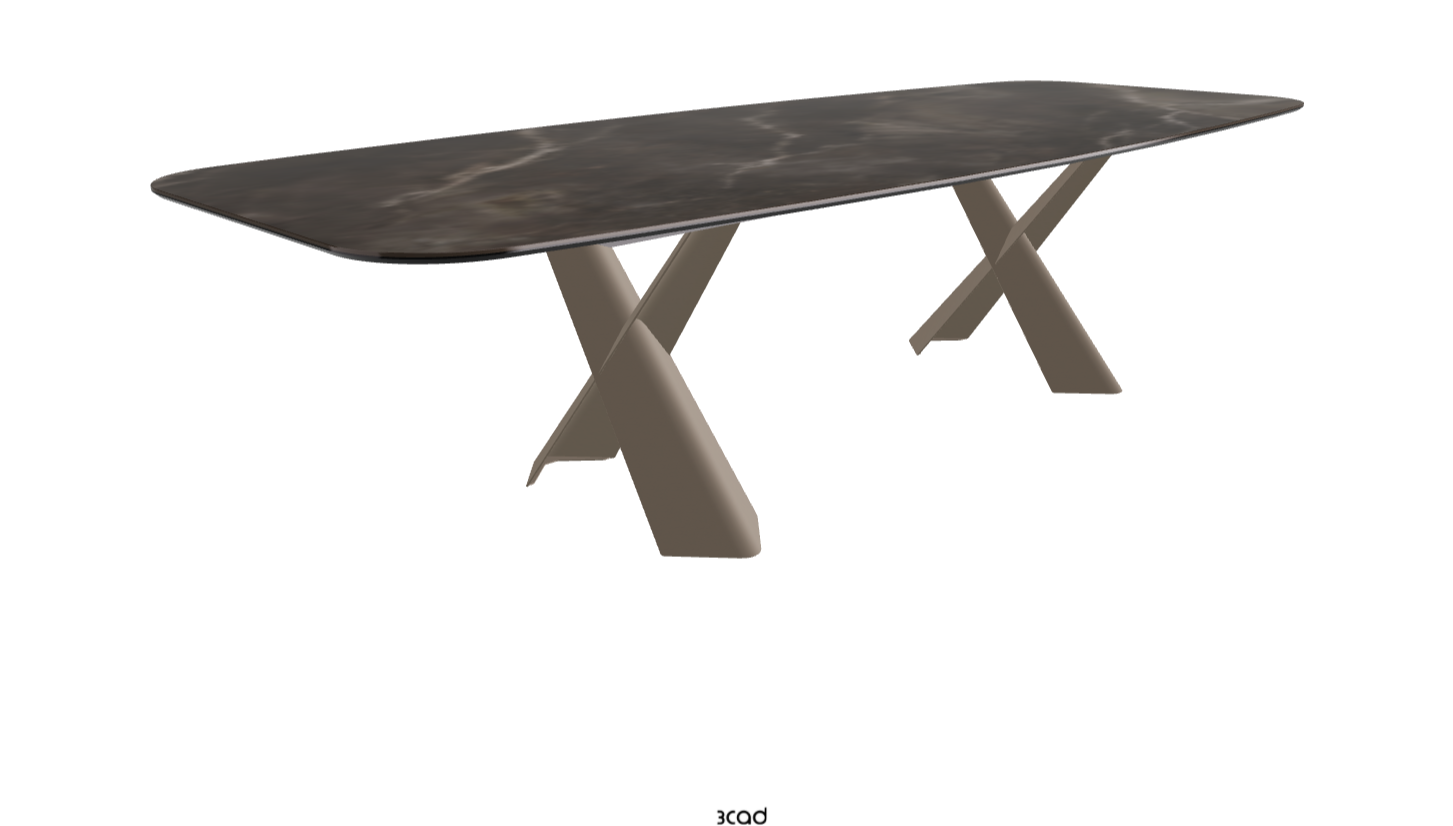 Cattelan Italia Mad Max Keramik Barrel Shaped Dining Table