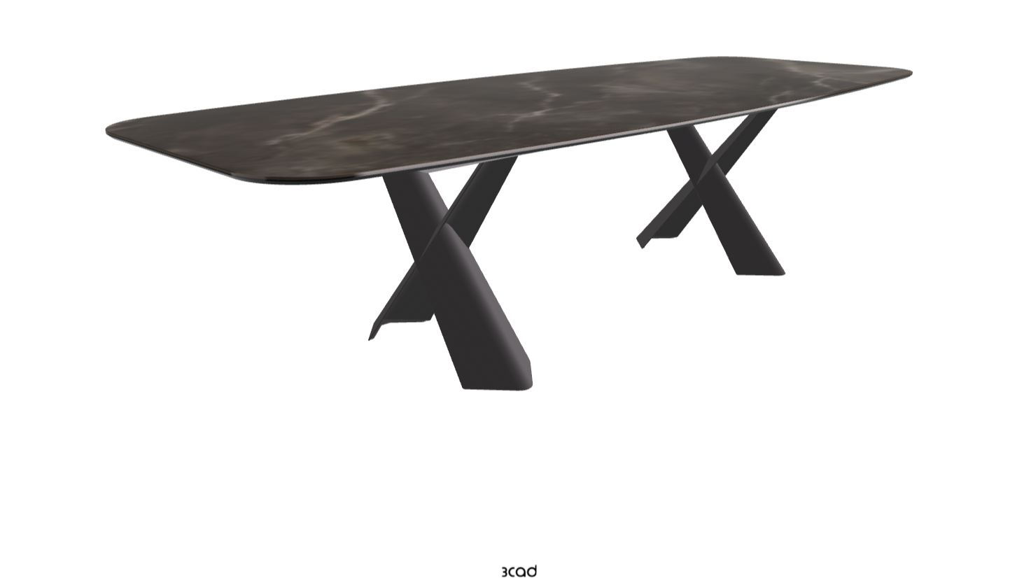 Cattelan Italia Mad Max Keramik Barrel Shaped Dining Table