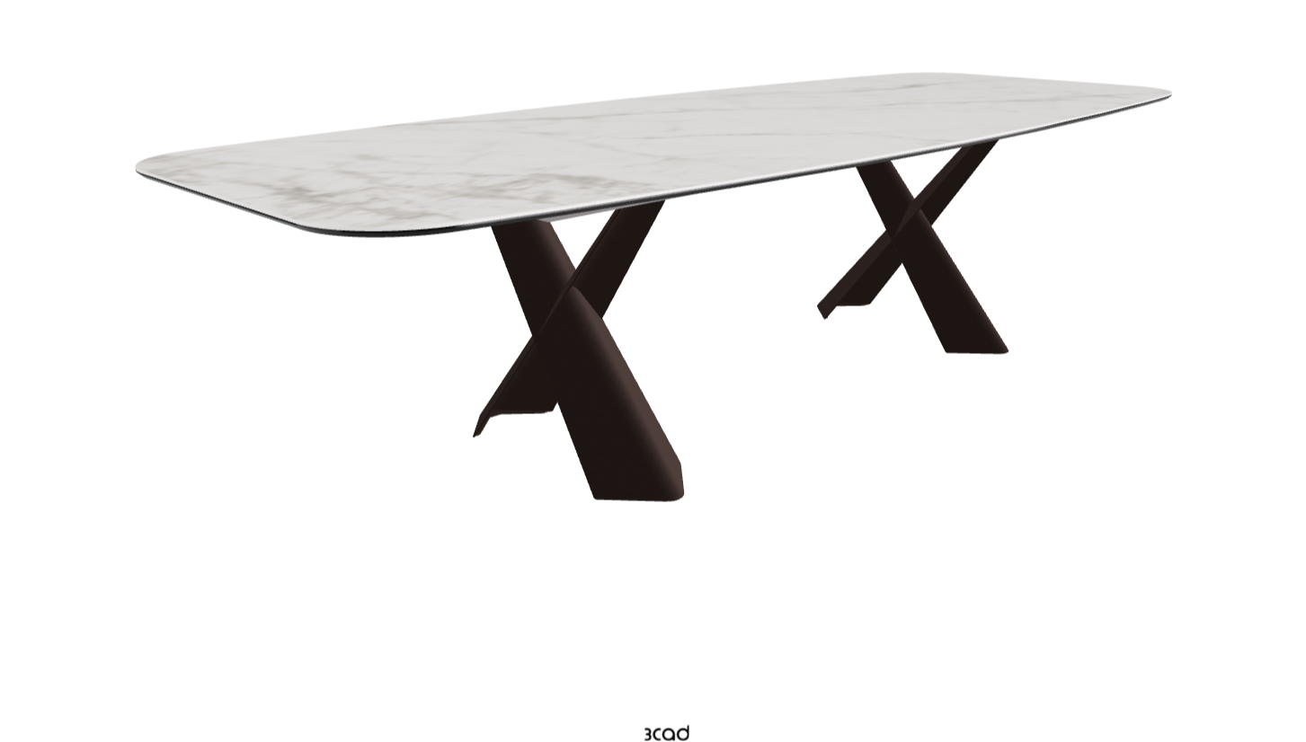 Cattelan Italia Mad Max Keramik Barrel Shaped Dining Table