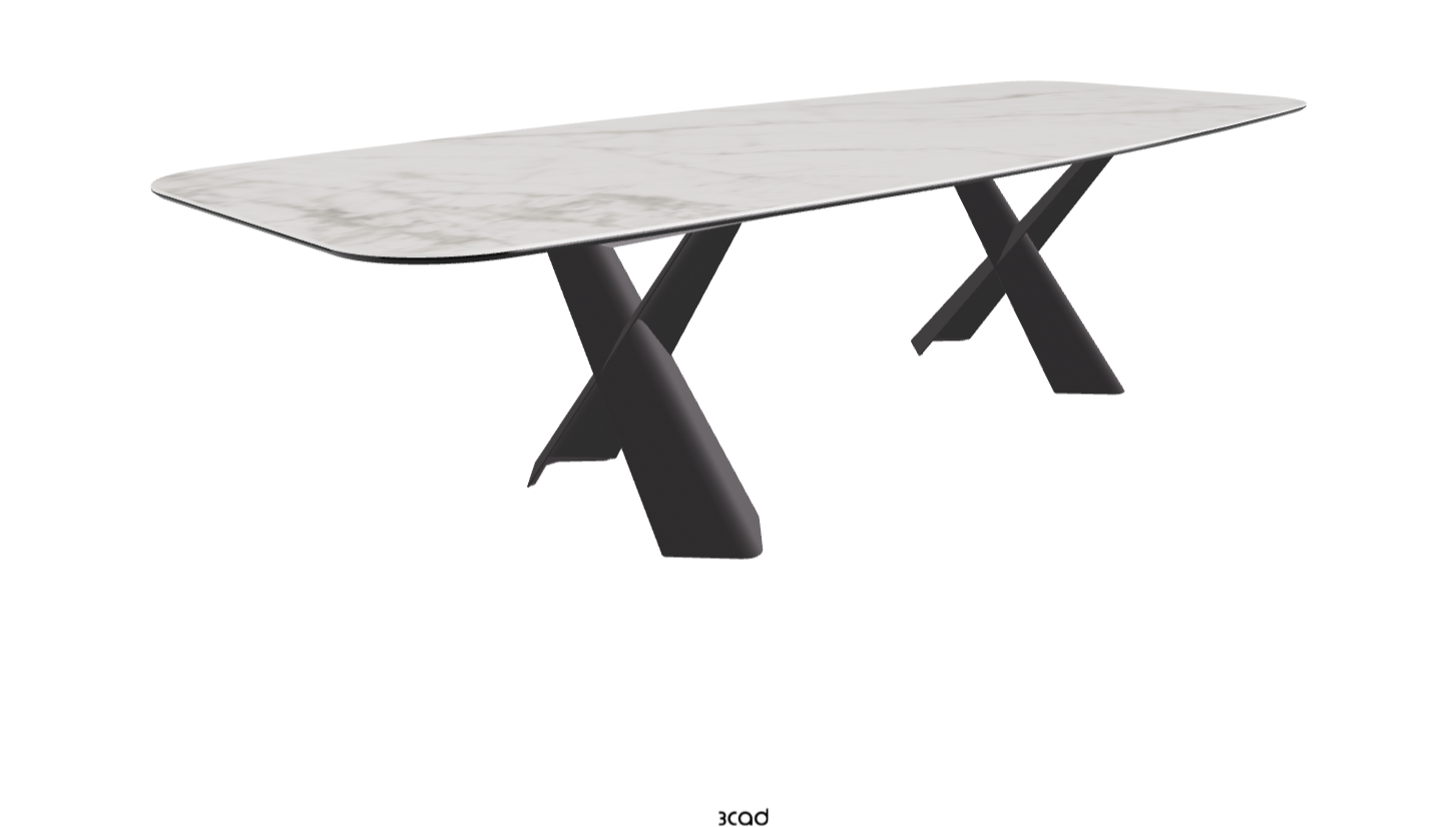 Cattelan Italia Mad Max Keramik Barrel Shaped Dining Table